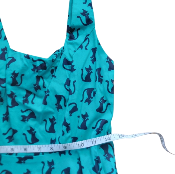 Modcloth IXIA Cat Print Fit & Flare Dress With Pockets! - Picture 5 of 8